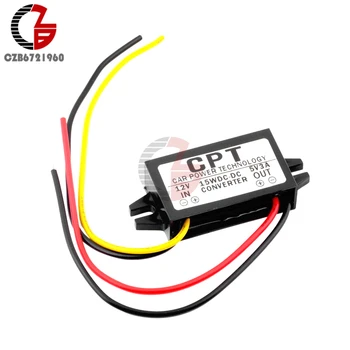 

DC-DC 12V to 5V 3A 15W Step-down Power Converter Inverter Adapter Lead Wire Short Circuit Over Current Voltage Protection No USB