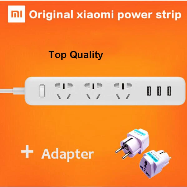 xiaomi mi power strip 250V зарядка 3 USB удлинитель розетка 6 Выходная вилка со стандартным разъемом EU/AU/UK/US