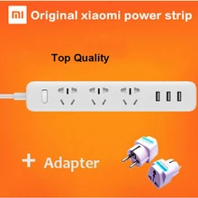 xiaomi mi power strip 250V зарядка 3 USB удлинитель розетка 6 Выходная вилка со стандартным разъемом EU/AU/UK/US