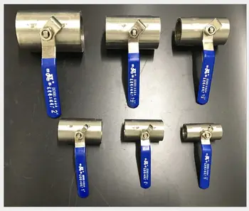 

DN40 1 1/2" inch Internal Screw Thread BSP Female Thread Stainless Steel Bore Ball Valve Switch Oil Tap Running Water