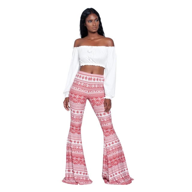 Bell-Bottoms Boho Flare Pants