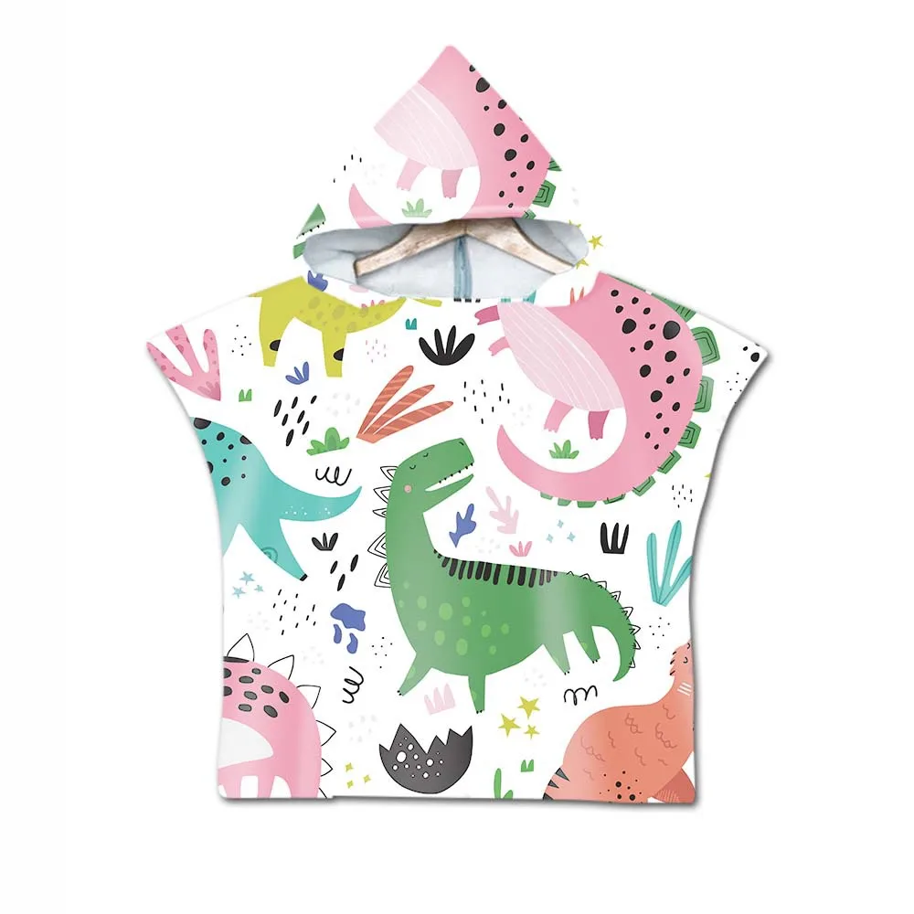 48 Baby Hooded Animal Bath Towel Children Kids Bathrobe Towels Bath Robe Quick Dry Absorbent Microfiber Travel Sports Beach Towel - Color: 48