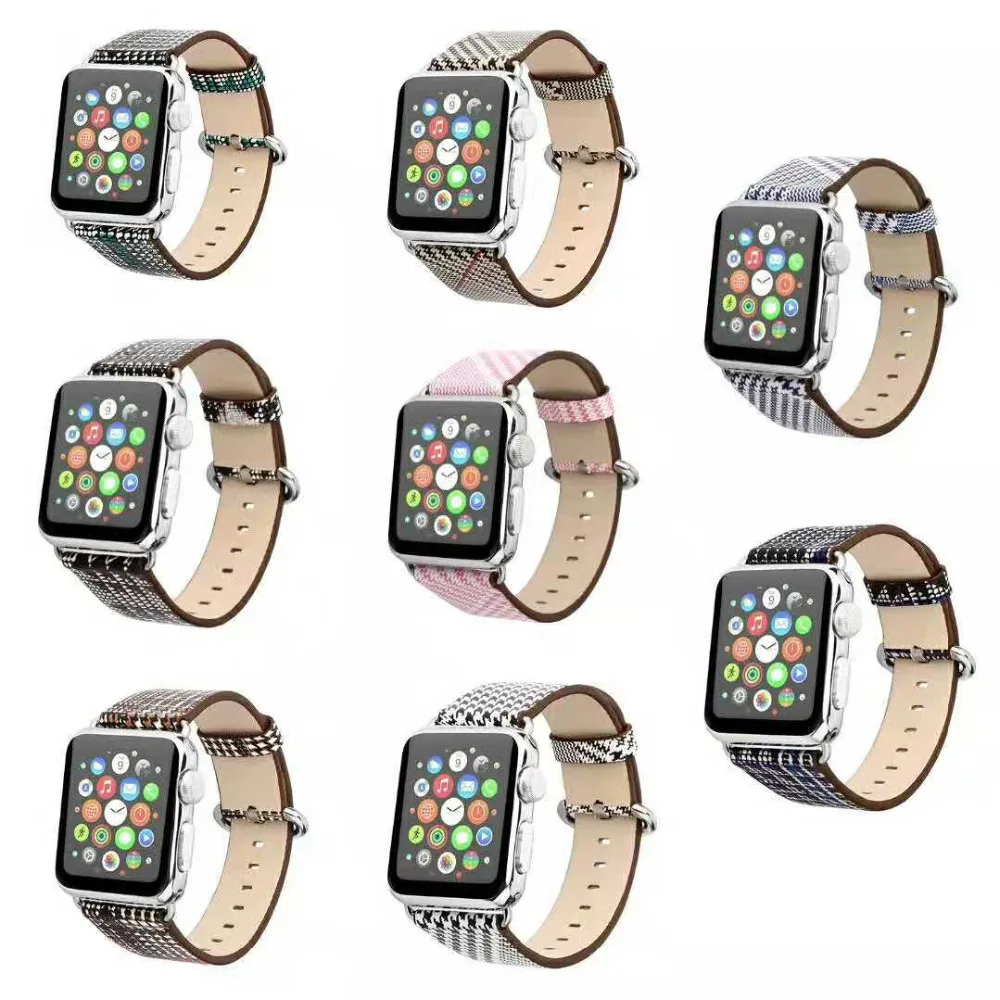 

fashion Strap for Apple Watch leather Band Series 3/2/1 Bracelet 42mm 38mm For iwatch series 4 strap 40mm 44mm