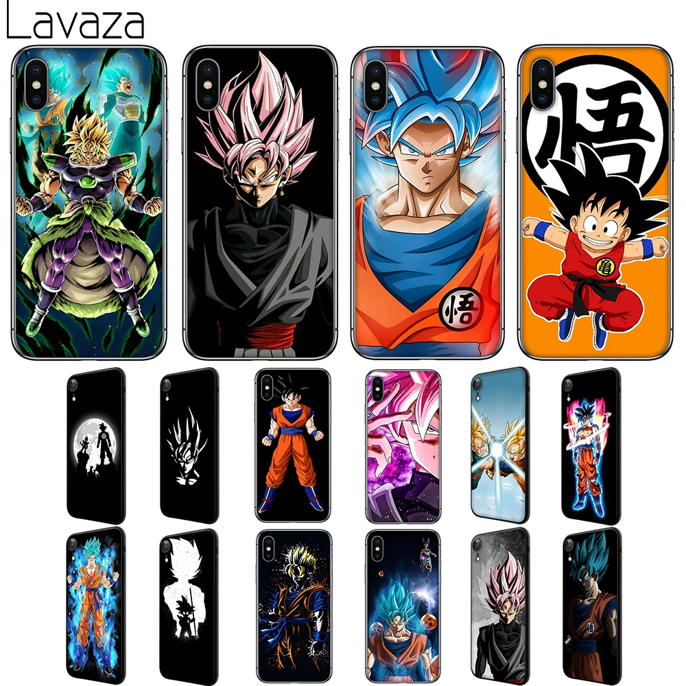 

Lavaza Dragon Ball Z Super DBZ Goku Soft Silicone Case Cover for Apple iPhone 6 6S 7 8 Plus 5 5S SE X XS 11 Pro MAX XR