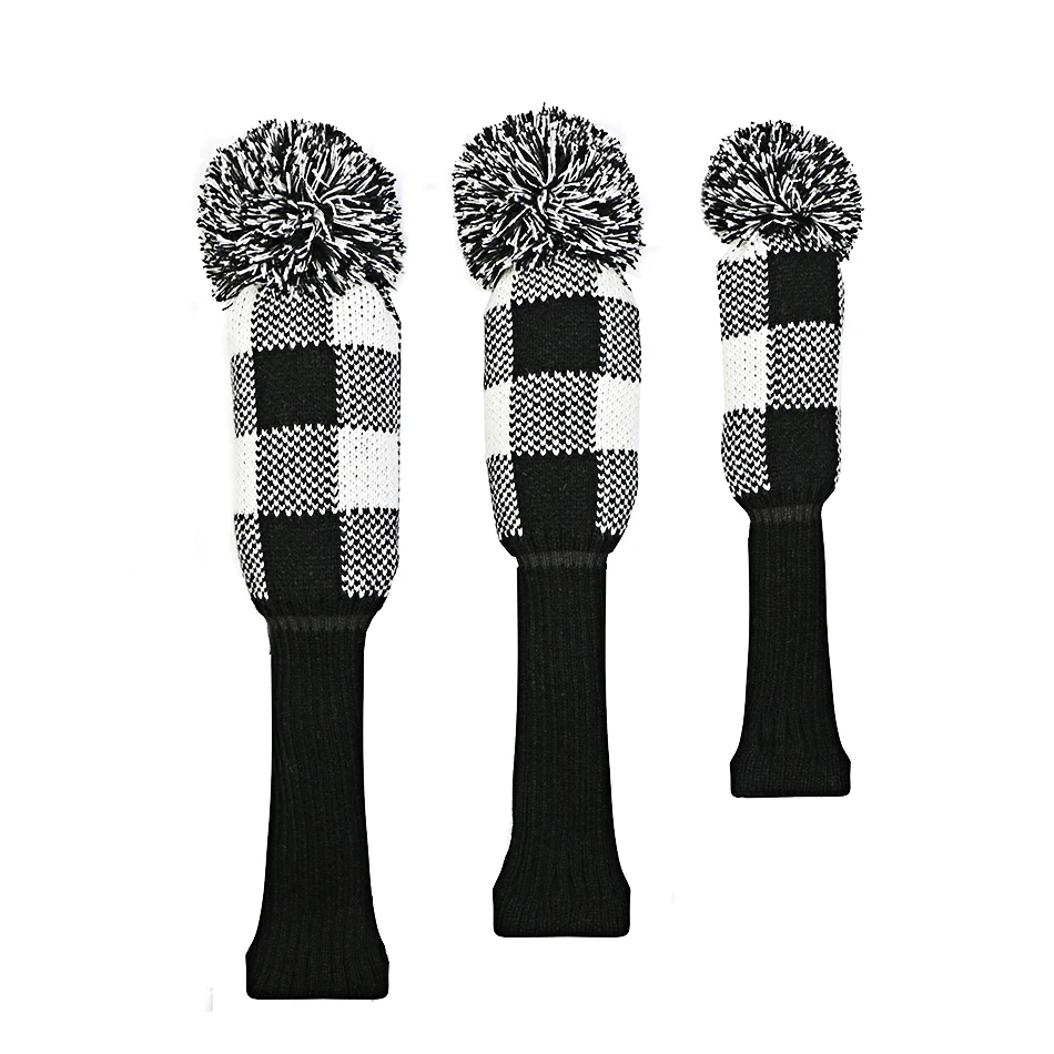 golf clubs headcover lattice Knitting wool Fairway wood Headcover Golf Accessories 3pcs/set free shipping golf clubs headcover lattice Knitting wool Fairway wood Headcover Golf Accessories 3pcs/set free shipping