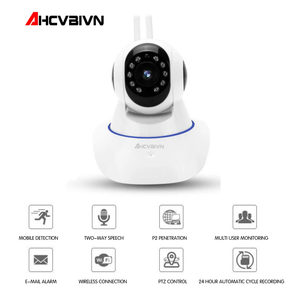 

AHCVBIVN 720P 960P 1080P HD Wifi Wireless Home Security IP Camera Security Network CCTV Surveillance Camera IR Night Vision