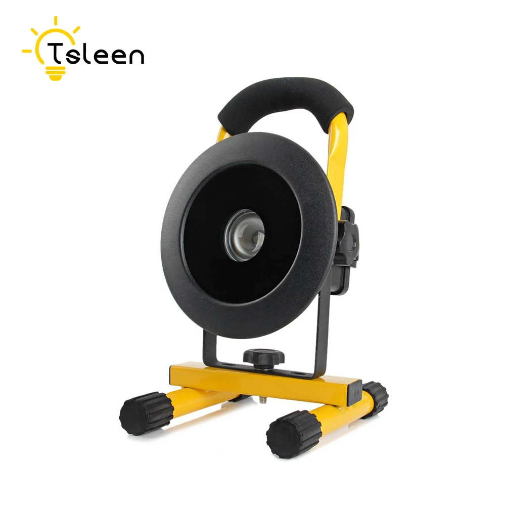 

Waterproof IP65 3 Models 30W LED Flood light Portable SpotLight Rechargeable Outdoor LED Work light+Charger+3x18650 Battery