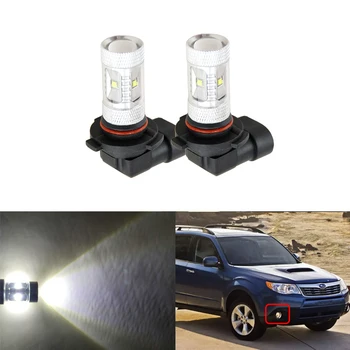 

6500K Xenon White Led Light Bulbs For Car DRL Fog Driving Lamp Lights Replacement Bulbs For Subaru Forester Impreza Outback Baja