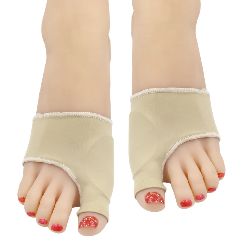 1pair Comfortable Soft Bunion Protector Toe Straightener Toe Separator Corrector Thumb Feet Care Adjuster hallux valgus