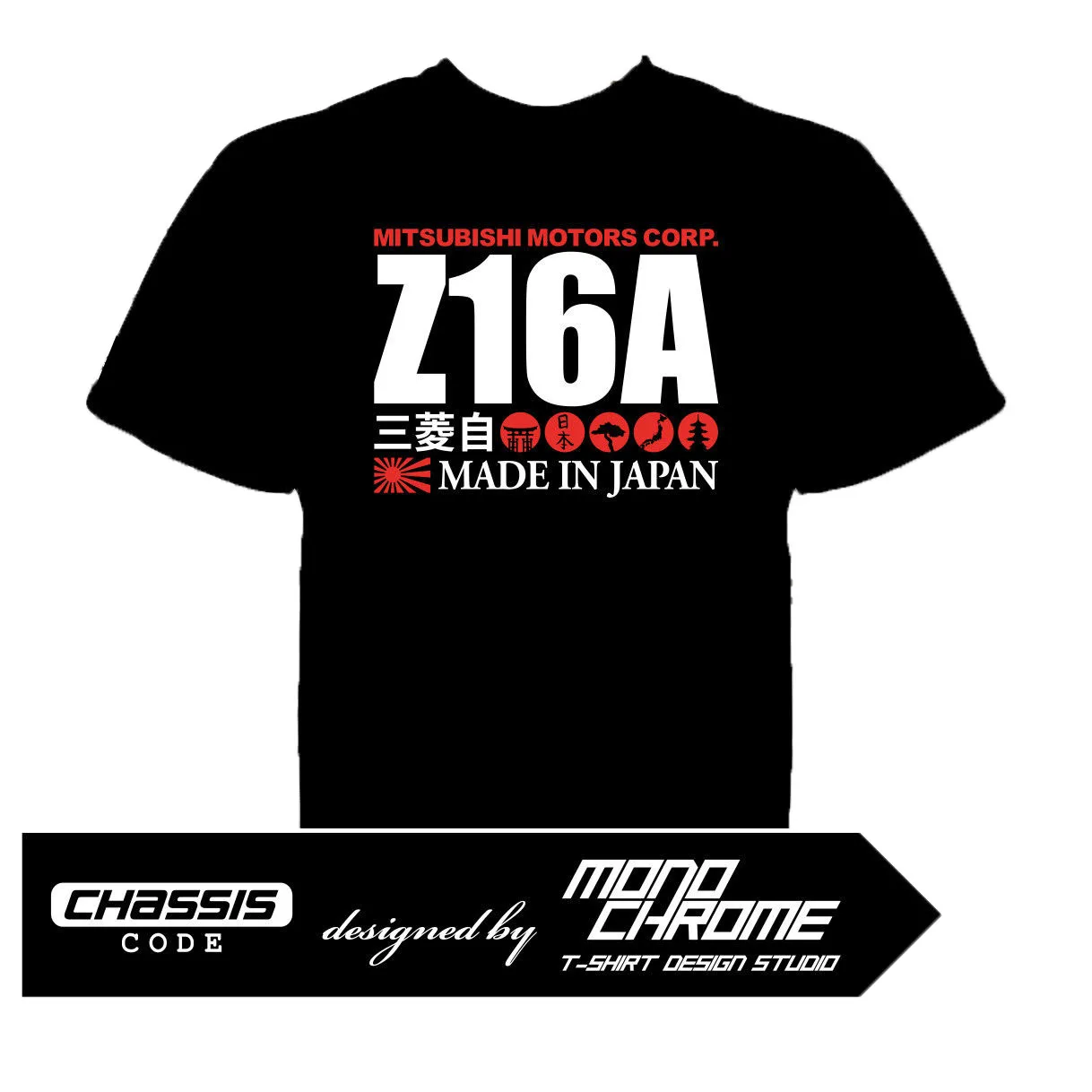 Футболка Z16A GTO Twin Turbo 6G72 новая стильная мужская Спортивная рубашка с короткими