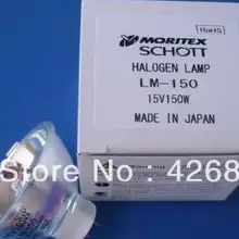 2 шт., moritex lm-150 15v150w галогенная лампа, mcr-150w lm150 15 В 150 Вт лампы проектора