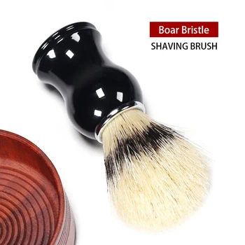 

Hot Men's Shaving Brush Barber Salon Men Facial Beard Cleaning Appliance Shave Tool Razor Brush with Wood Handle