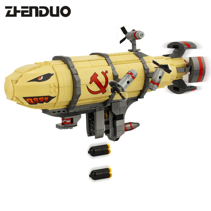 KAZI 81017 Games Red Alert 3 Kirov Airship Kids Model Toys Building ...