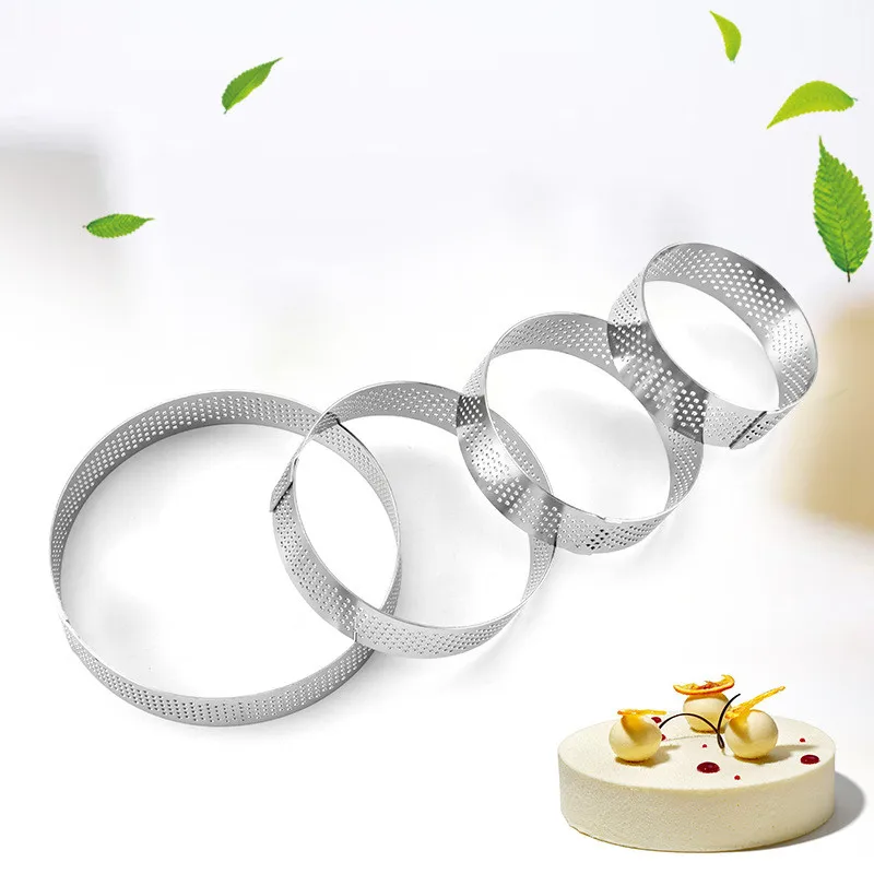 

6-10CM MINI Stainless Steel Round Cake Mousse Mold baking supplies accessories Cookie Fondant cheese decorating cake tools