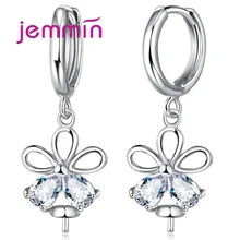 Изысканные DIY бижутерия; серьги-подвески для Для женщин цветок Форма серьги стерлингового серебра аксессуар для женщин не вызывающие аллергию в форме Brincos