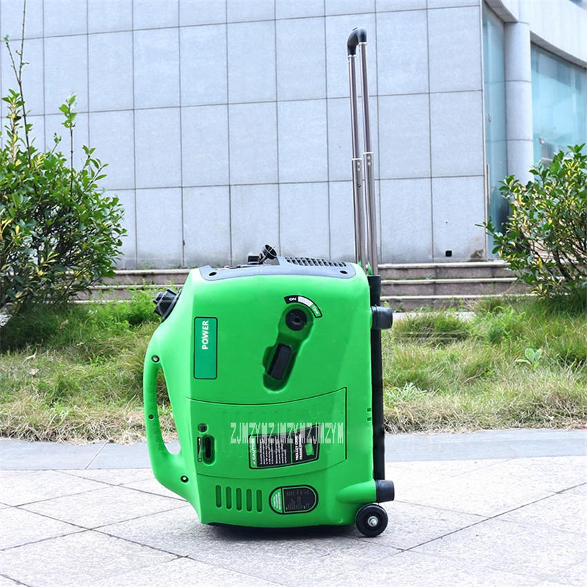 Small Household Car Outdoor Portable Gasoline Generator Low Noise Gasoline Generator Digital Inverter Generator 110V/220V 2600W