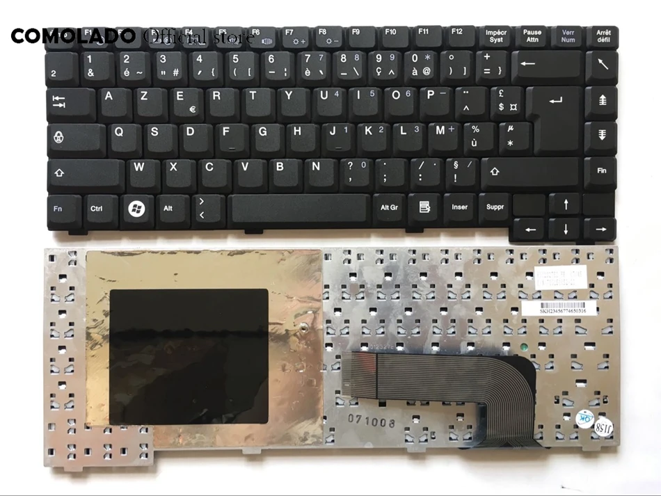

FR French Keyboard for Fujitsu amilo Pa1510 Pa2510 Pi1505 Pi1537 Pi1556 black keyboard FR Layout