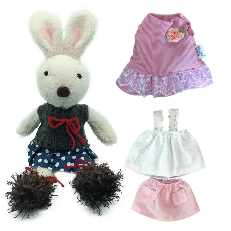 Милый кролик, плюшевые мягкие игрушки, куклы с сменной одеждой, мягкие игрушки для детей, девочек, детские игрушки, подарки на год - Цвет: Style 13