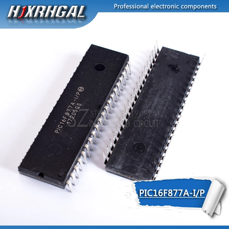 2 шт. PIC16F877A-I/P DIP40 PIC16F877A DIP 16F877A-I 16F877A PIC16F877 | Электронные компоненты и принадлежности
