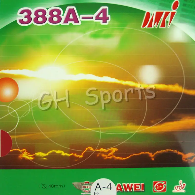 Dawei 388A-4 speed Spin Pips-в настольный теннис пинг-понг резиновый с губкой | Спорт и