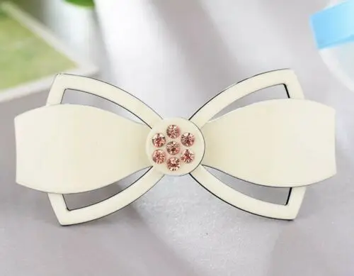 50 BLESSING Good Girl 3.5&quot Acrylic Bowknot Hair Bow France Women New Style | Аксессуары для одежды