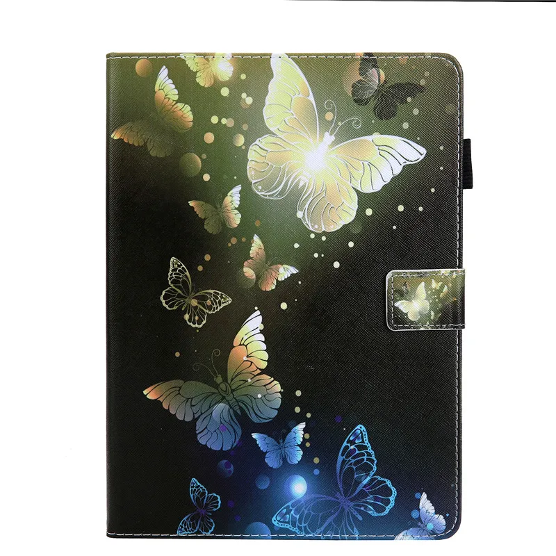 Case For ipad pro 11 inch 2018 Soft silicone Cartoon Butterfly Unicorn Function Stand Flip Leather For ipad pro 11'' Cover Coque