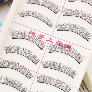 

10 Pairs Handmade Natural Long False Eyelashes Makeup Maquillage Eyelashes Cilia Cilios Fake Eye Lashes Faux Cils #217