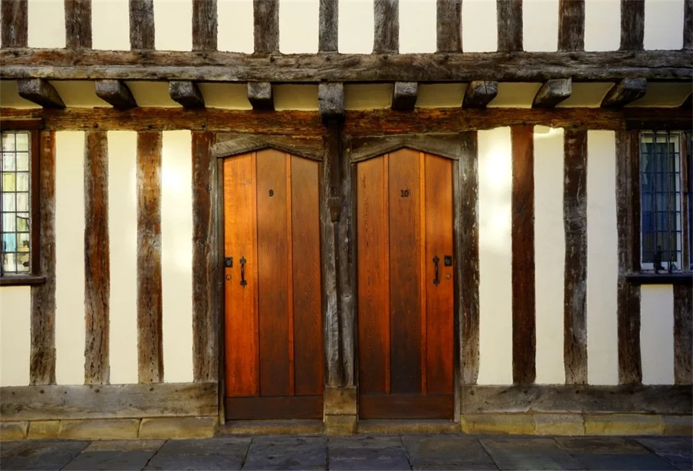 Laeacco Old Wooden Hosue Door Scene Photography Backgrounds Customized Photographic Backdrops For Photo Studio | Электроника