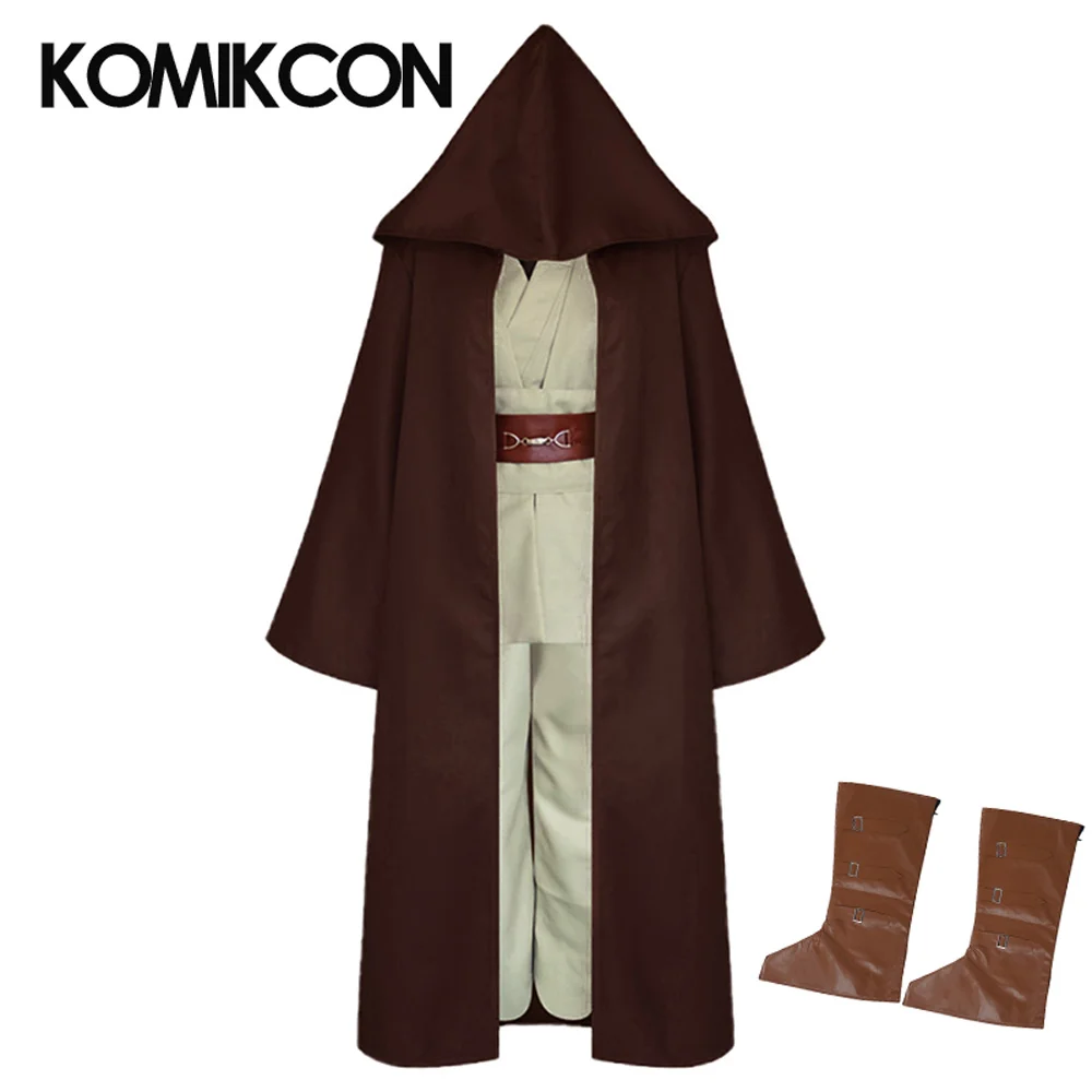 

Star Wars Jedi Knight Anakin Skywalker Cosplay Costume Brown Black Full Set Men Women Halloween Party Uniform Adults Custom-Made