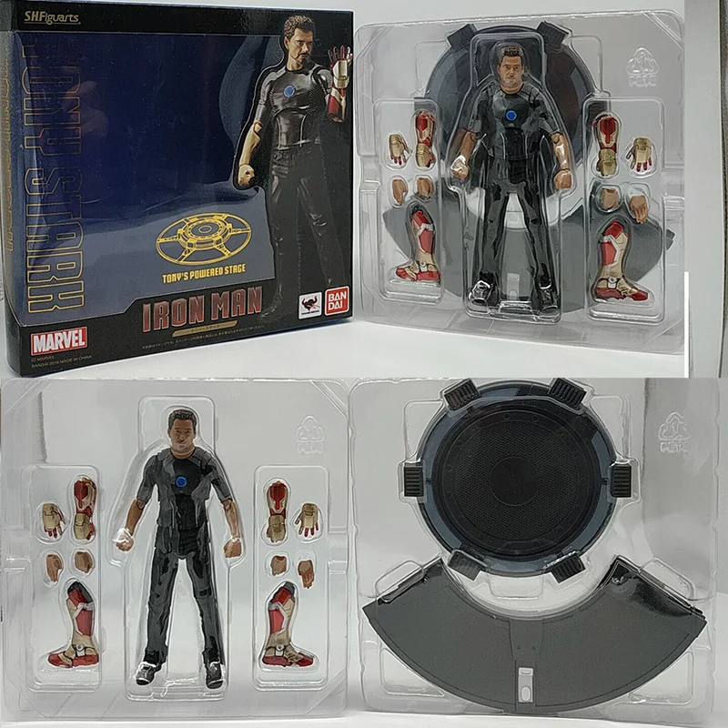 SHFiguarts Мстители Собрать Железный человек 3 Tony Stark Супер Герои Фигурки игрушки