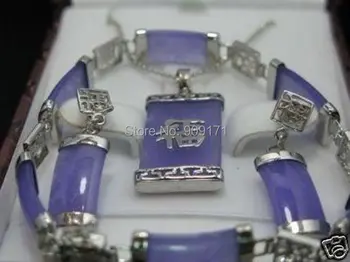 

Free Shipping>>>> Alexandrite pendant Errings Bracelet set