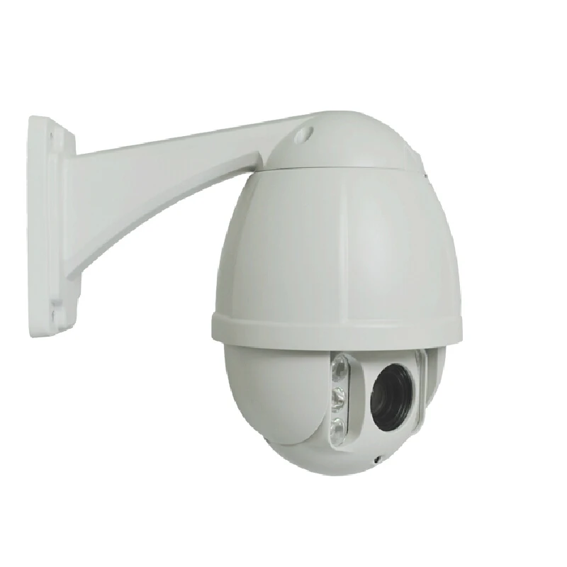 High Quality 1.0P Weatherproof IP66 IP Mini PTZ Camera 10X Optical Zoom 50M IR White Dome Security Camera