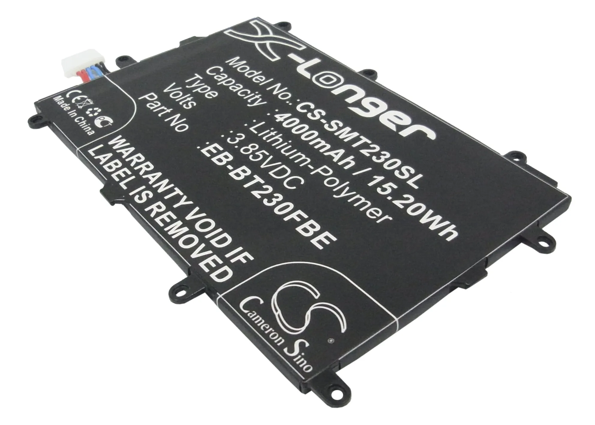 Аккумулятор Cameron Sino SP4073B3H 4000 мач для Samsung Galaxy tab 4 7 0 SM 230 1 10 |Батареи планшетов и