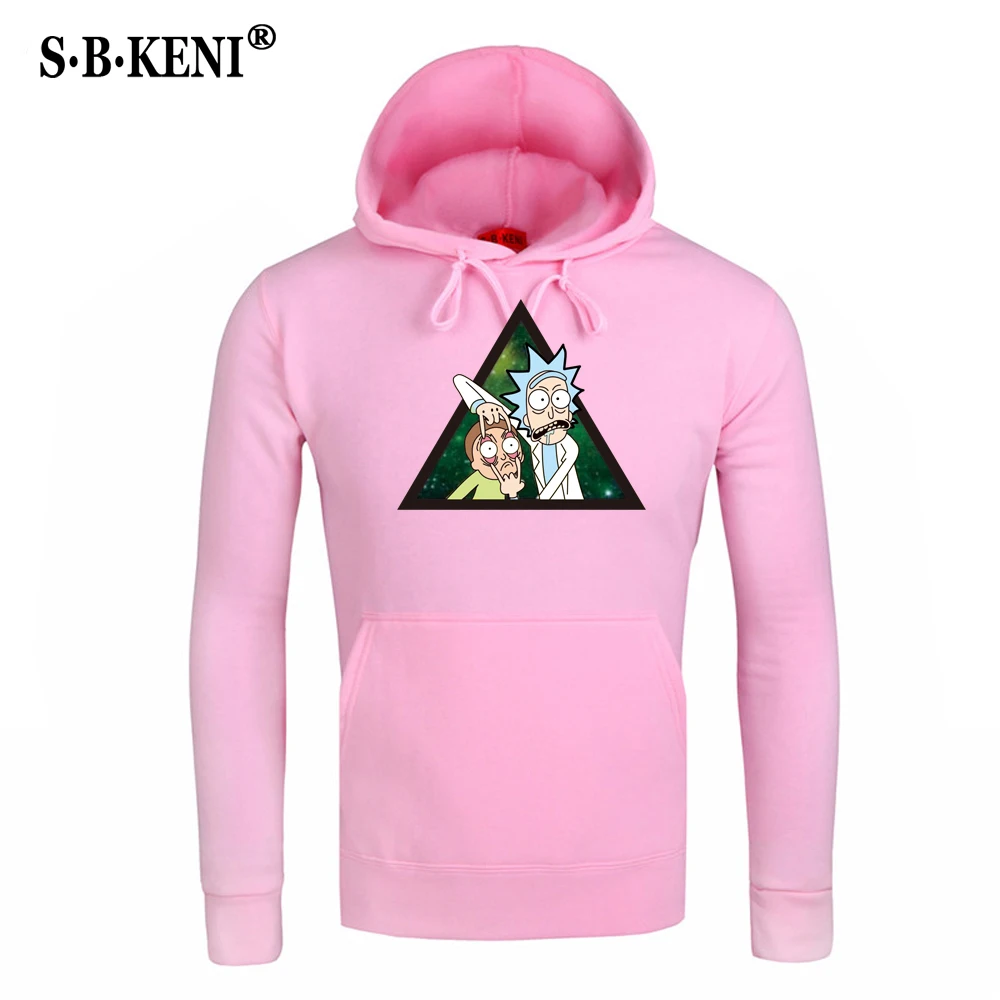2019 Autumn New Design Rick and morty Mens Hoodies Cotton Funny Print Hoodie Man Fashion Rick morty Casual Hoody Sweatshirt