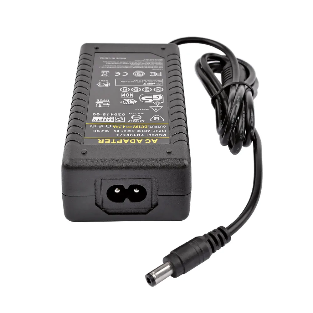 AIYIMA 19V AC100V 240V адаптер DC19V 4.74A ЕС США Штекер 5 5x2 2 мм Питание Зарядное устройство для