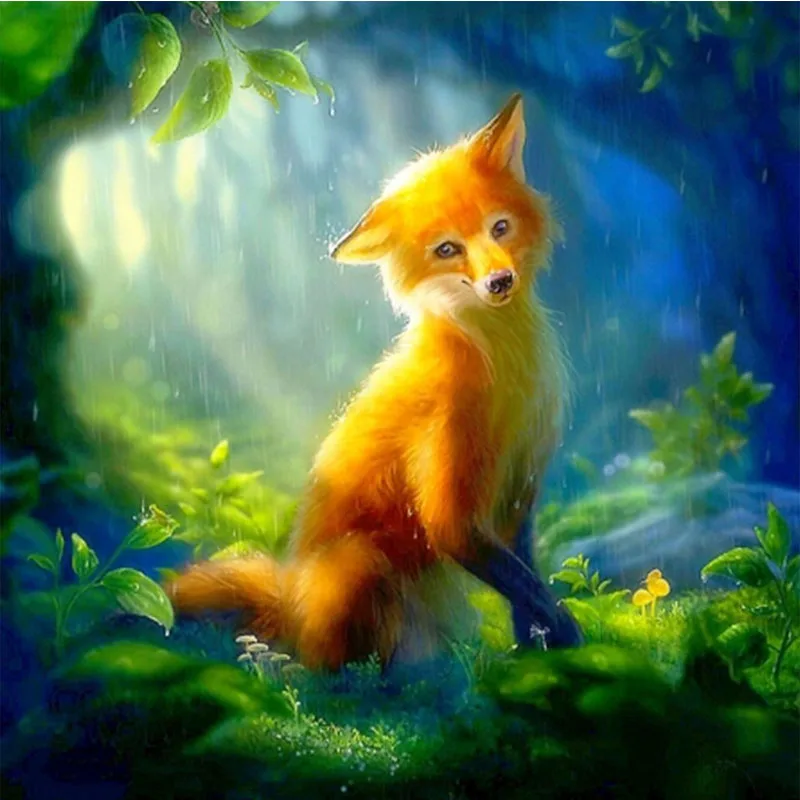 DIY 5D Diamond Mosaic Animal Handmade Diamond Painting Cross Stitch