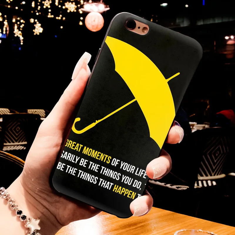 Защитный чехол для телефона MaiYaCa how i met your mother himym quotes для iPhone 8 7 6 6S Plus X XS MAX XR 5 5S SE 5C - Цвет: 1