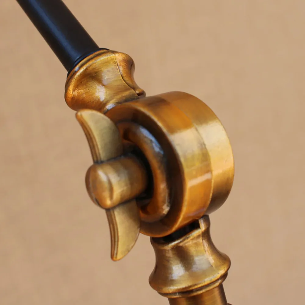 Винтажный Античный Черный Стеклянный светильник настенный с регулируемой