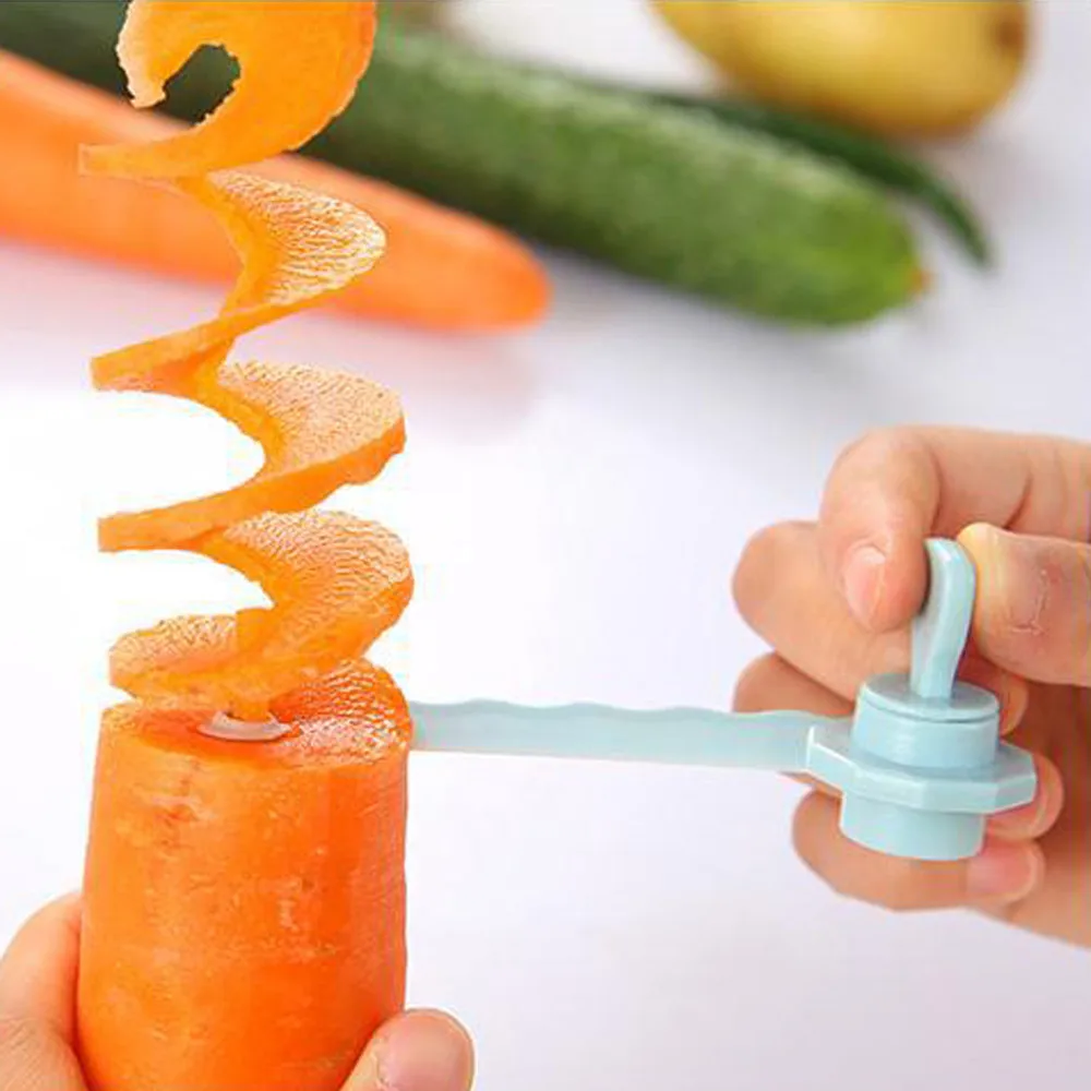 

Creative Vegetable Fruit Spiral Coil Slicer Home Kitchen Dicer Cutter Tomato Chopper Kitchen Accessories Kitchenware