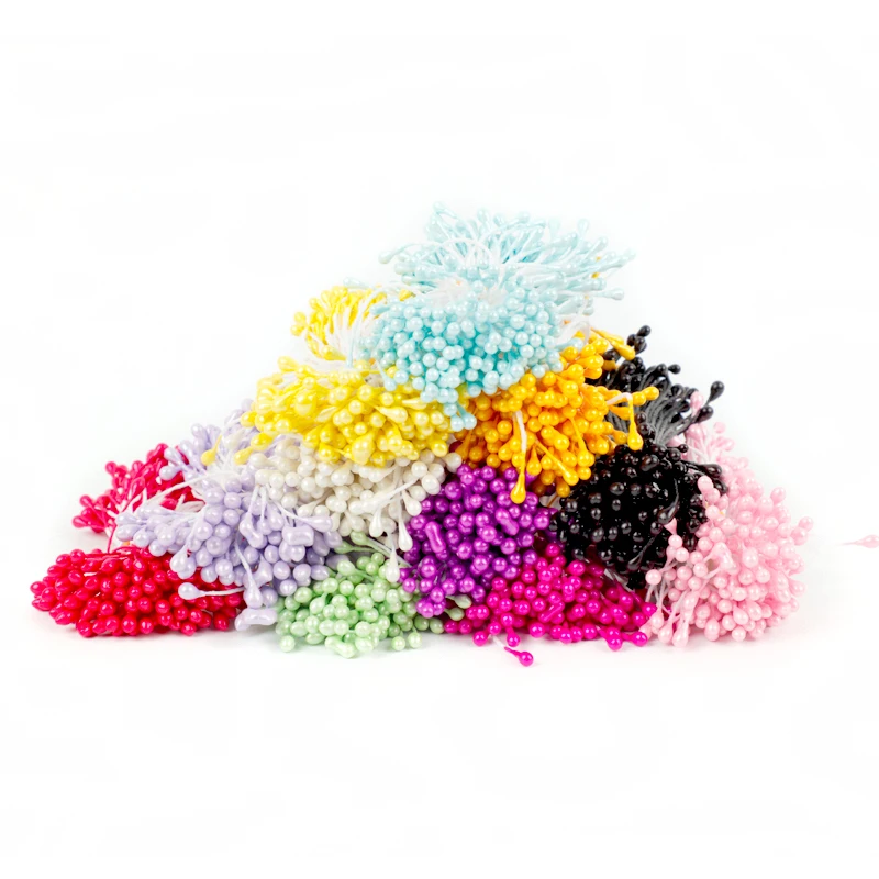 

Cevent 300Pcs 55mm Multi Colors Artificial Flower Stamen Pistil DIY Accessories Stamen For Making Flower Party Home Decoration