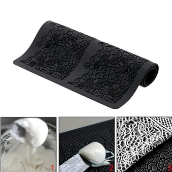 

New Black Silicone Sugar Decoration Silicone Fondant Mold for The Kitchen Baking Cake Mold Kitchen Cake Tools