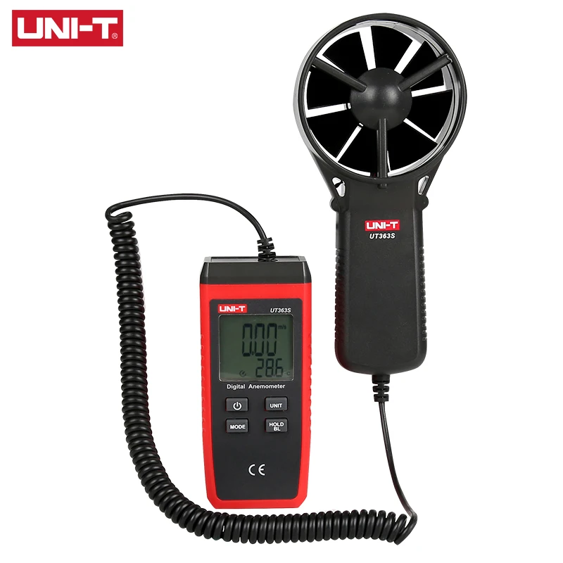 Измерители скорости ветра Uni-t UT363/UT363BT/UT363S цифровые термометры и температуры