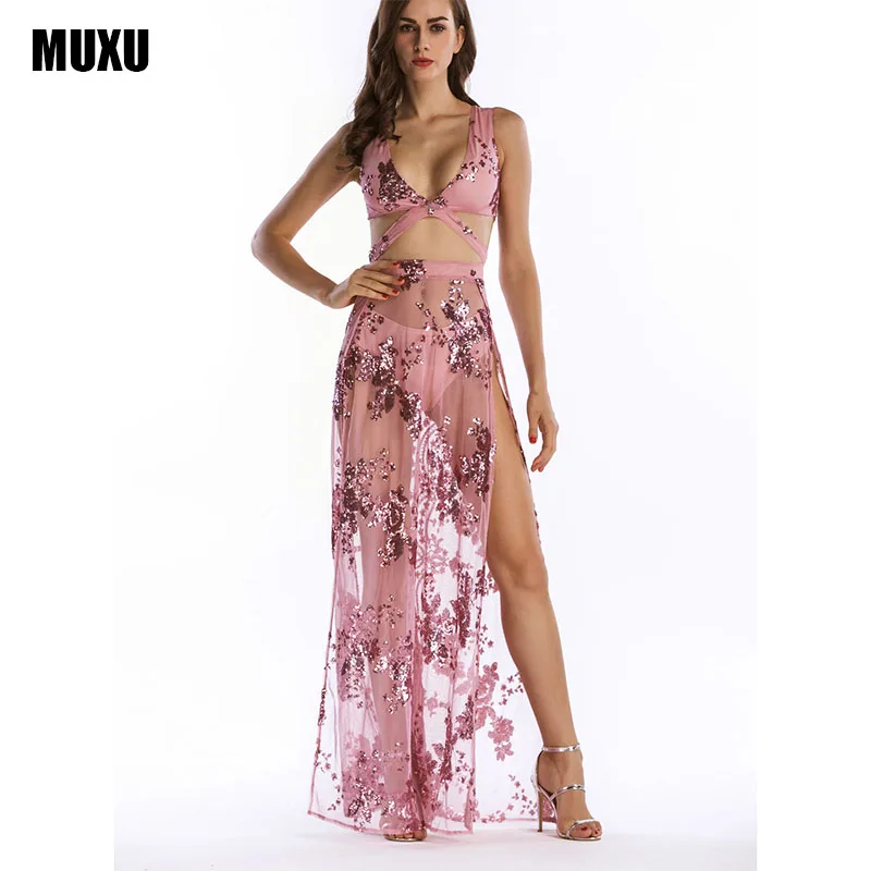Pink Sequin Dress