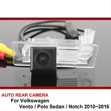 Para volkswagen vento vw polo sedan notch, câmera de backup retrovisor hd ccd para carro e visão noturna à prova d' água