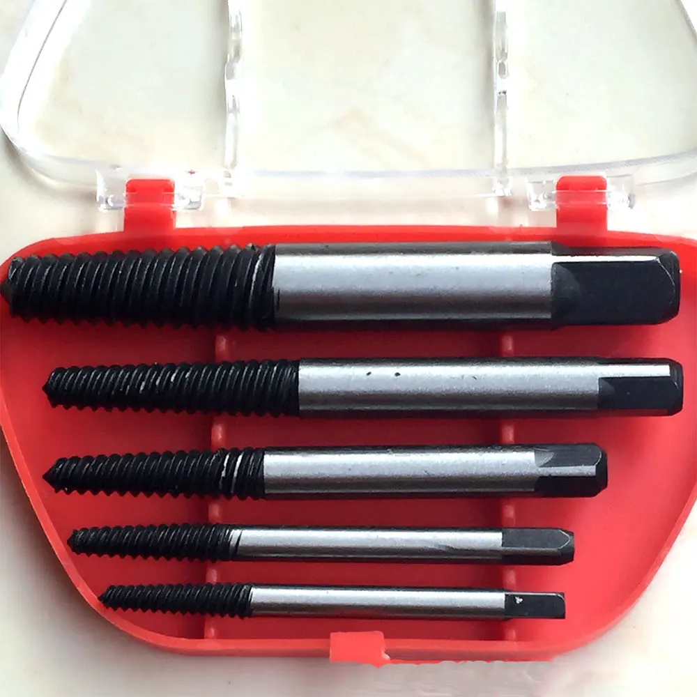 Boring Crown Screw Extractor Set The Nail Puller Component Detail Extracting Metal Silver Black Durable Practical Carpentry Boring Crown Screw Extractor Set The Nail Puller Component Detail Extracting Metal Silver Black Durable Practical Carpentry
