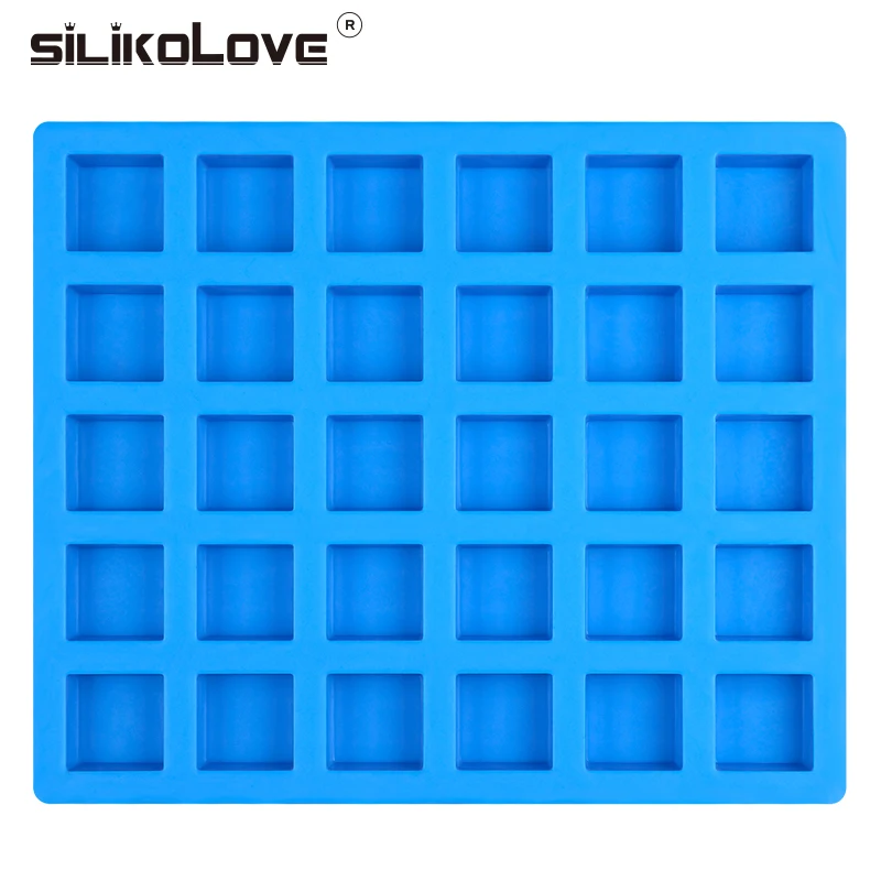 SILIKOLOVE 30 полости 3D квадратная мышь силиконовая форма для торта утолщение десерт кондитерские изделия шоколадная Выпечка инструменты для выпечки