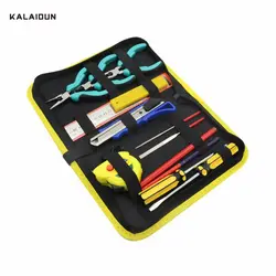 Kalaidun 14 шт. бытовой Комбинации Toolbox аппаратные средства Комбинации набор ручка отвертка ключи нож плоскогубцы ручной инструмент