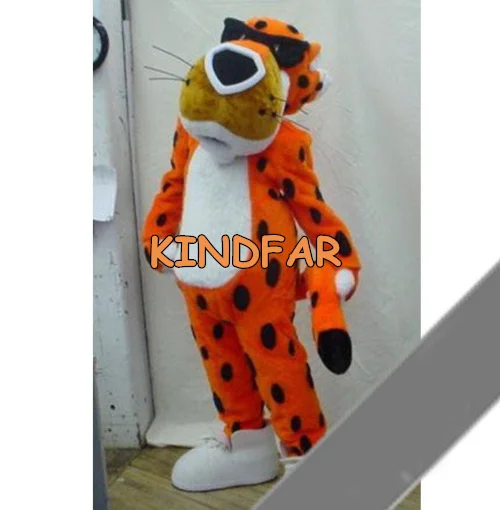 Chester Cheetos Cheetah Mascot Costume Adult Character Fancy Dress