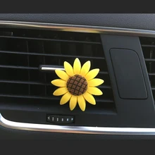 CDCOTN 2 шт. освежители воздуха Защита от солнца цветок воздуха кондиционер воздуха Outlet духи клип украшение интерьера автомобиля интимные аксе