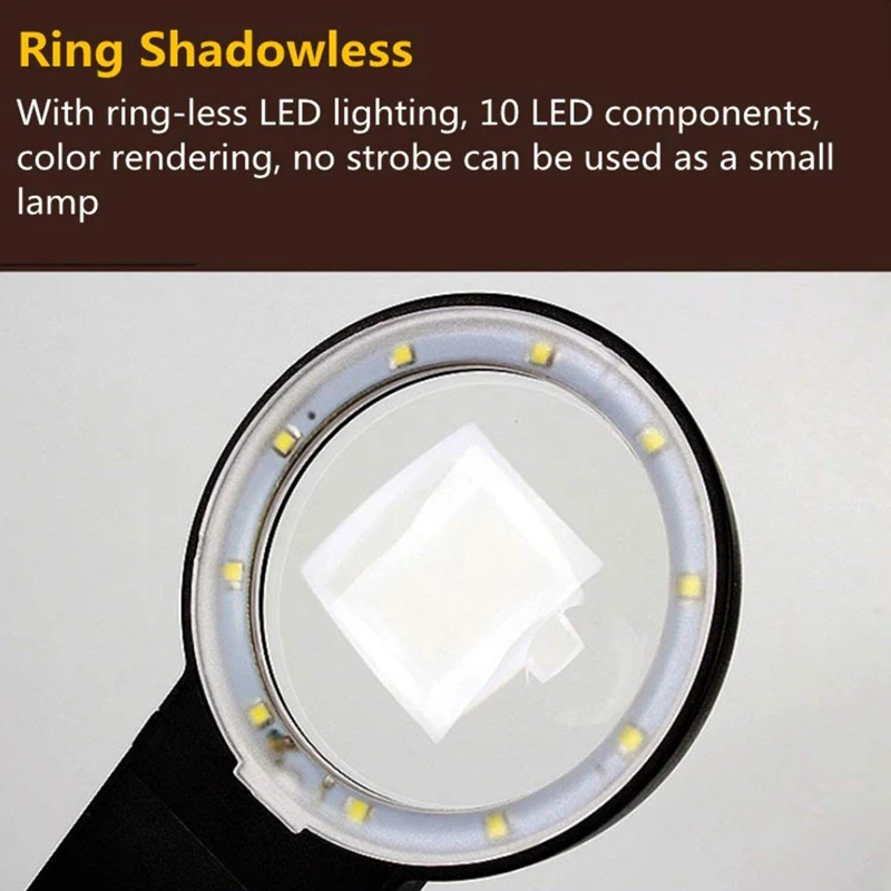 Buy Soldering Solder Iron Stand Holder Station Desk Magnifier LED Light Clamp Clip Helping Hand Magnifying Circuit Board